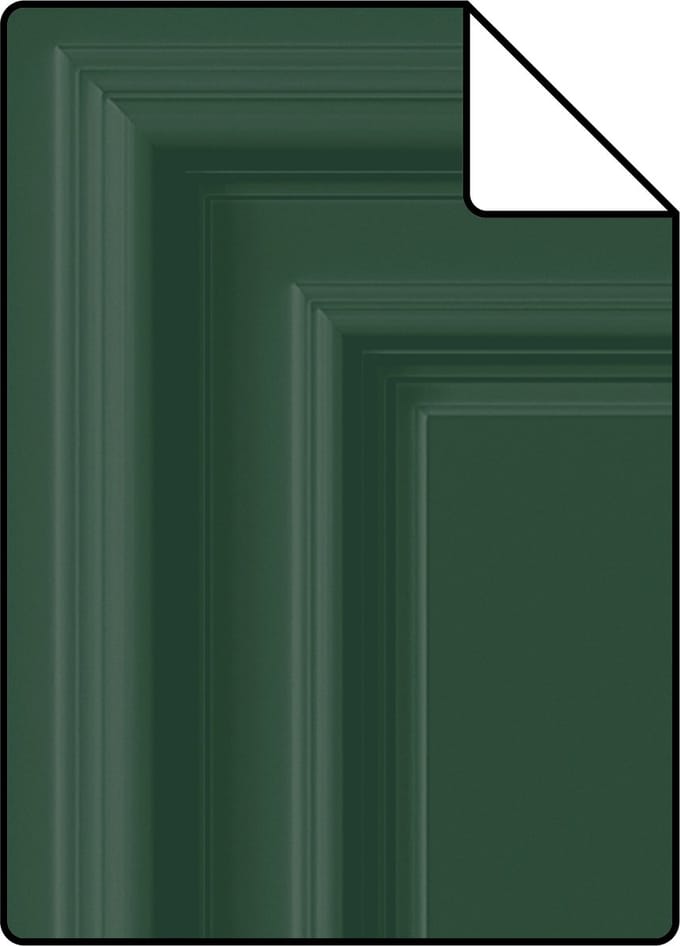 Proefstaal Origin Wallcoverings behang wandpanelen donkergroen - 26,5 x 21 cm - 347831-S