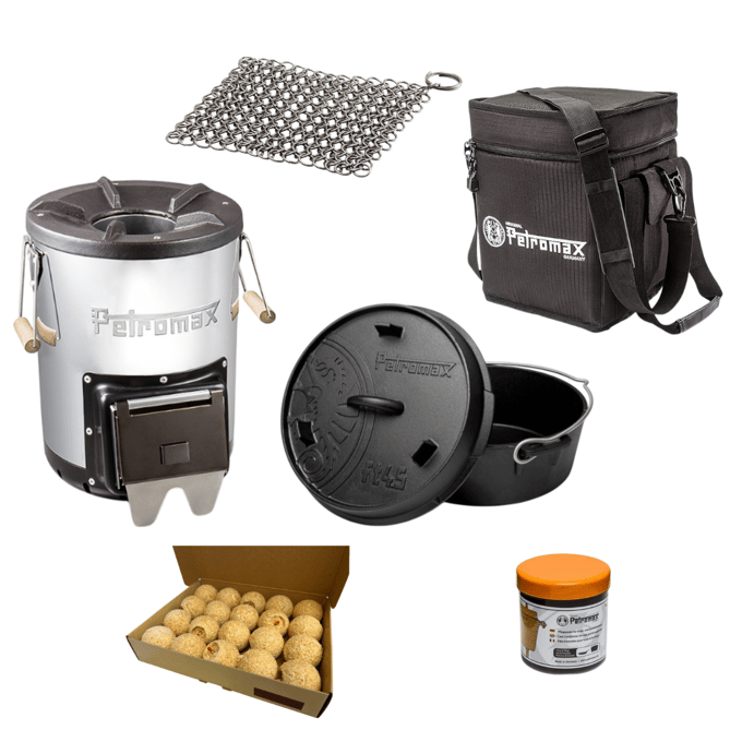Petromax Rocketstove Actie Set – Compleet Met Dutch Oven En Accessoires