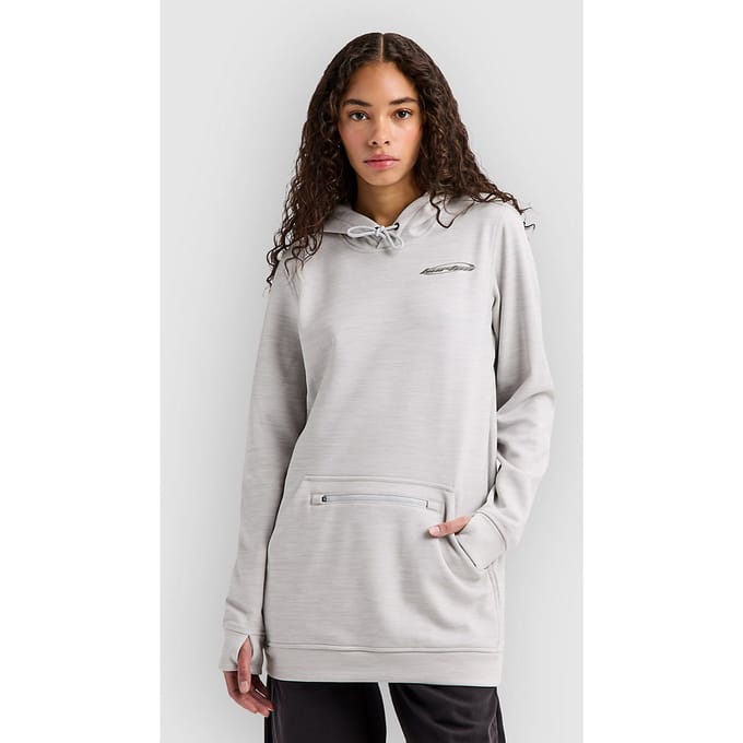 Burton Oak Long Hoodie grijs