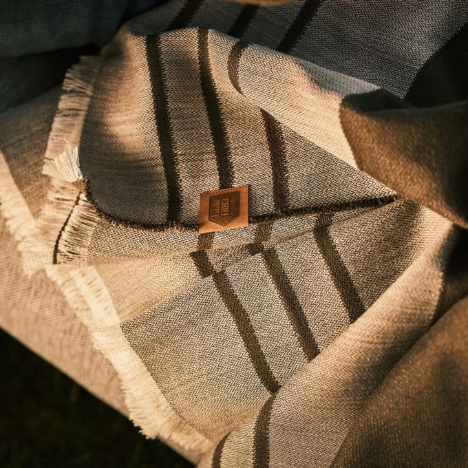 Wollen deken Gerecyclede Wol plaid Cotton Ville