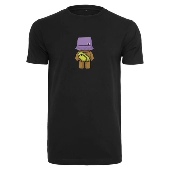 Mister Tee - Mister Tee Bear Heren Tshirt - 4XL - Zwart