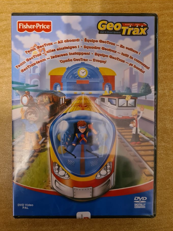 Fisher Price Geo Trax All Aboard dvd