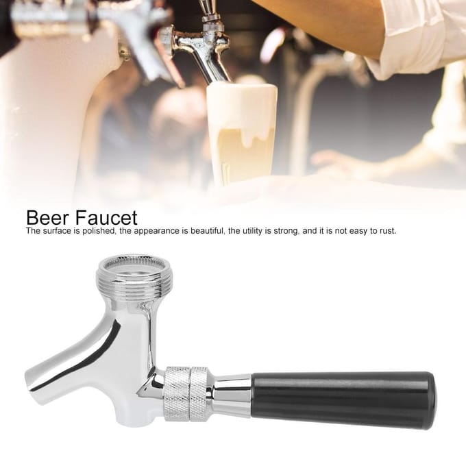 Huishoudelijke RVS Kern Biertap Niet Verstelbare Biertap voor Bierfust white