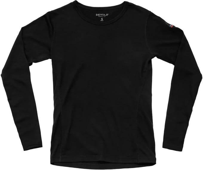Devold Of Norway Breeze Merino 150 T-shirt Met Lange Mouwen Zwart S Vrouw