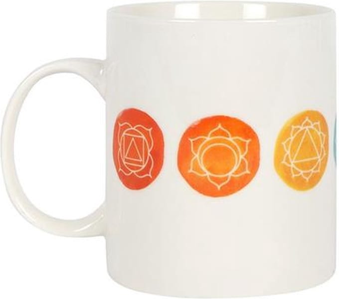 Zeven Chakra keramische mok