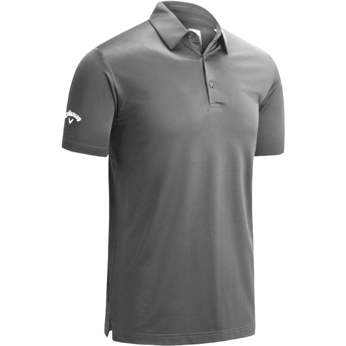 Callaway Heren Swing Tech Solid Colour Polo Shirt (Grijs)