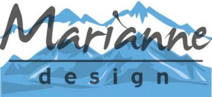Marianne Design Creatable Mal Horizon sneeuw bedekte bergen LR0493