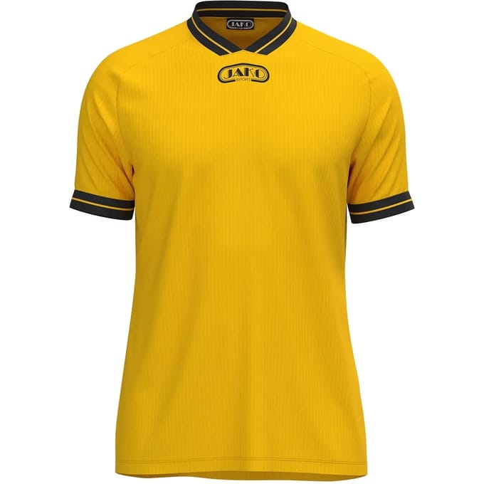 Jako Retro Shirt Korte Mouw Kinderen - Geel | Maat: 152