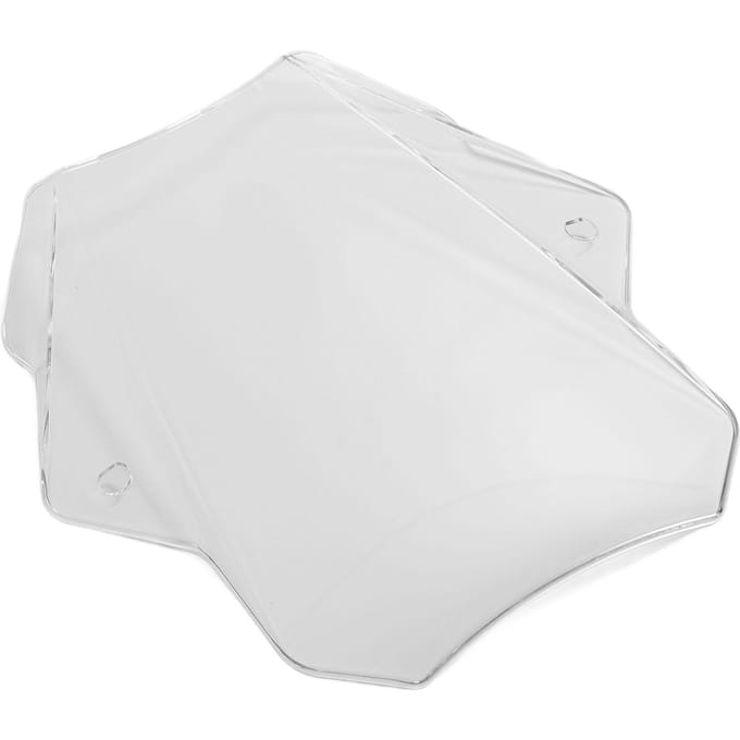 Pare-brise de moto universel Déflecteur de vent avant réglable Écran de remplacement pour Suzuki Transparent white