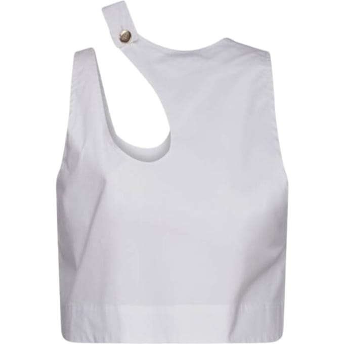 Skills & Genes - Blusa Cutout White W275T04