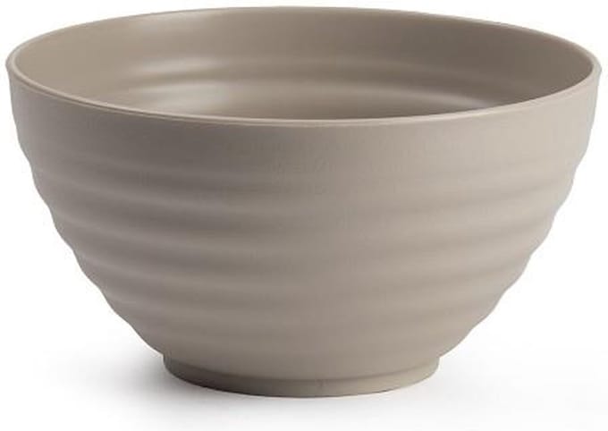 Plasticforte Schaaltjes - taupe - kunststof - 15 x 8 cm - kommen