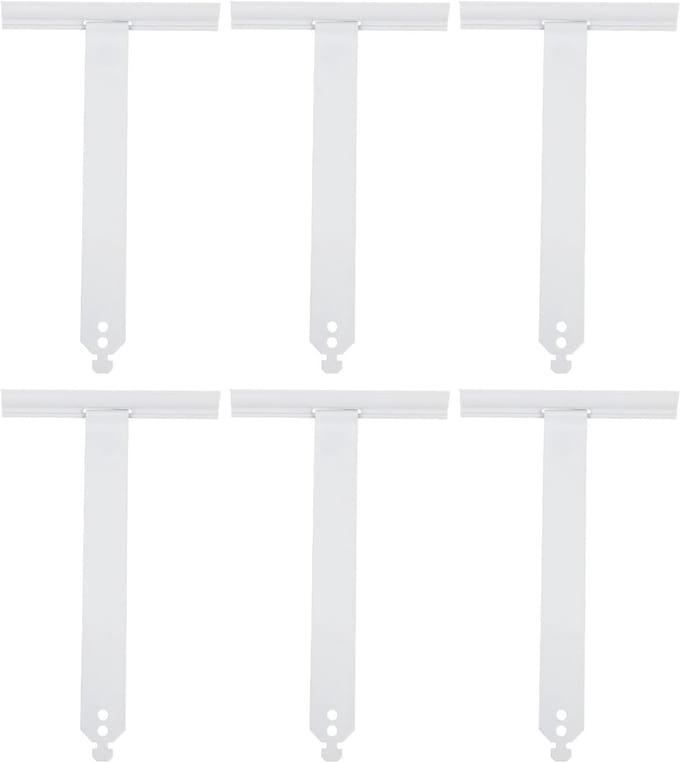Rolluikveren - Ophangveren - Garagedeur Reparatie - Universele Compatibiliteit - 6 stuks - Wit