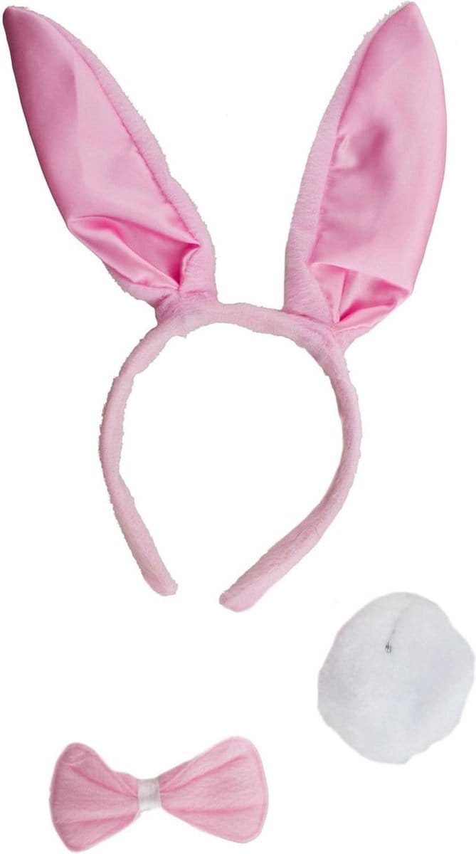 Bunny set roze
