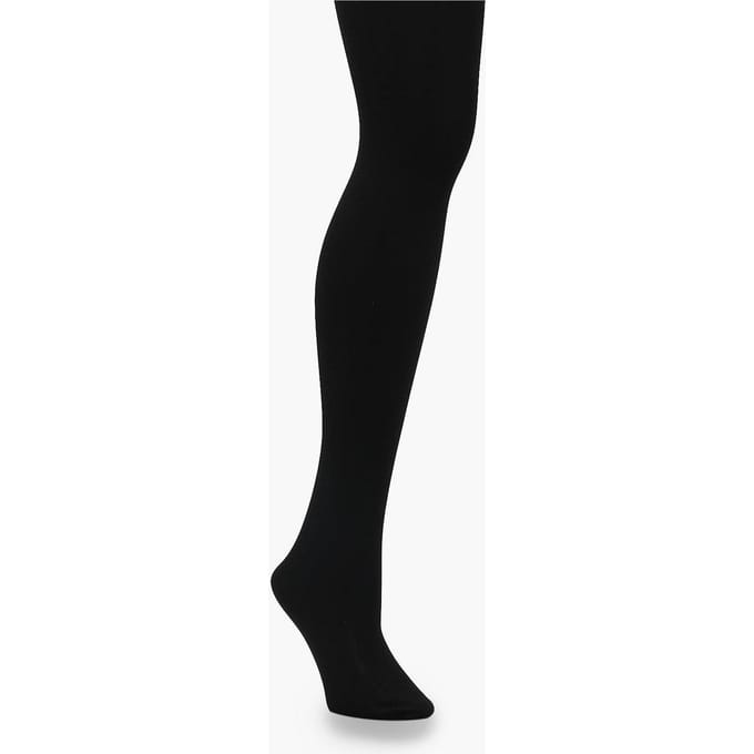 boohoo Dames 300 Denier thermische panty's | Zwart | Maat: Small/Medium