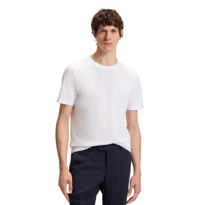 Boss Heren Bubble Normaal T-Shirt (Wit)