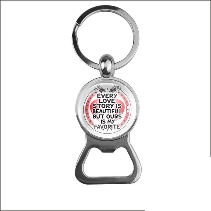 Bieropener Glas - Every Love Story Is Beautiful