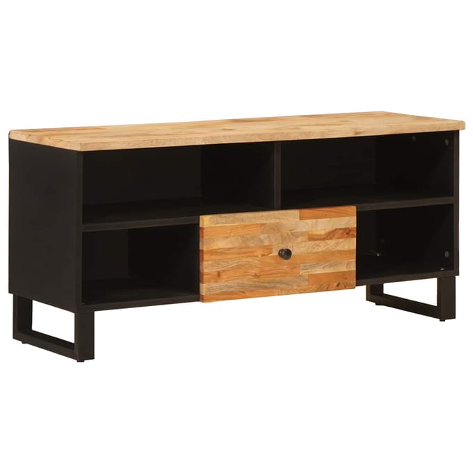 vidaXL - TV - Kast - Bruin - 100 - x - 33 - x - 46 - cm - Massief - Mango - Hout