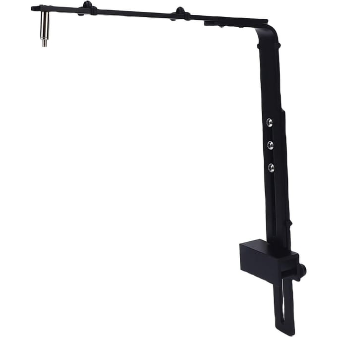Aquarium Licht Houder Stabiele Ondersteuning Eenvoudige Installatie Aluminiumlegering Aquarium Licht Ophangbeugel Zwart zwart