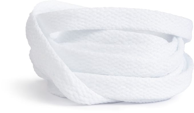 GBG Sneaker Veters 80CM - Wit - White - Laces - Platte Veter