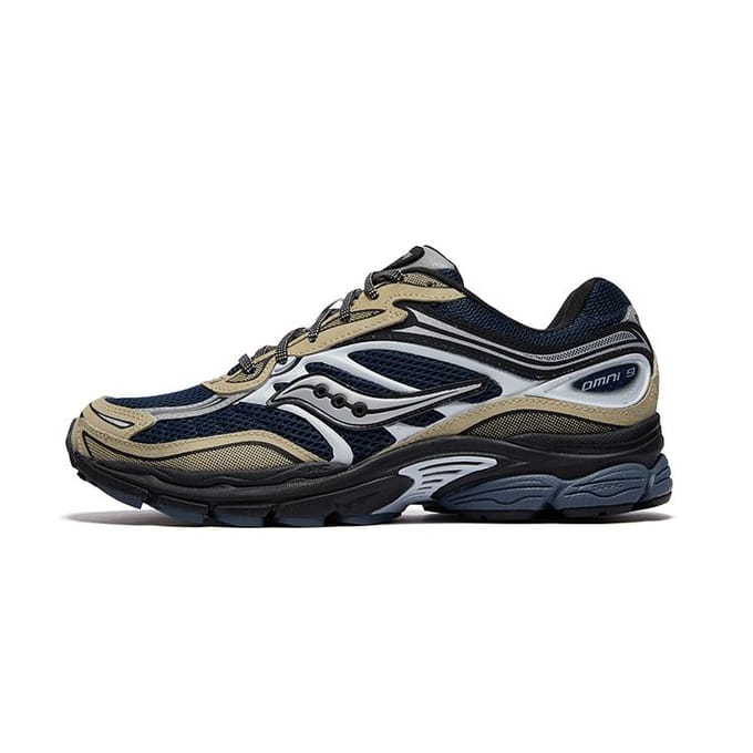 Saucony ProGrid Omni 9 Winter Tech Pack - Blauw Messing Unisex Sneakers S70837-2 42.5 black