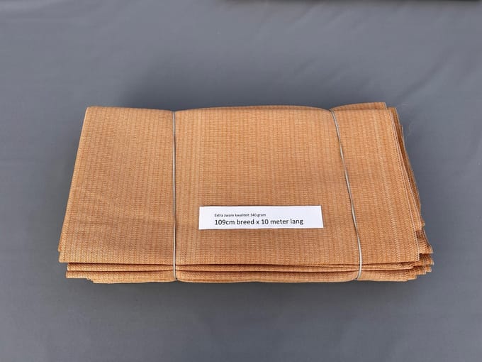 Camobob schaduwdoek coupon 109x1000cm sand, 340grams
