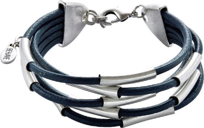 Behave - armband met staafjes - moderne look - verstelbaar design