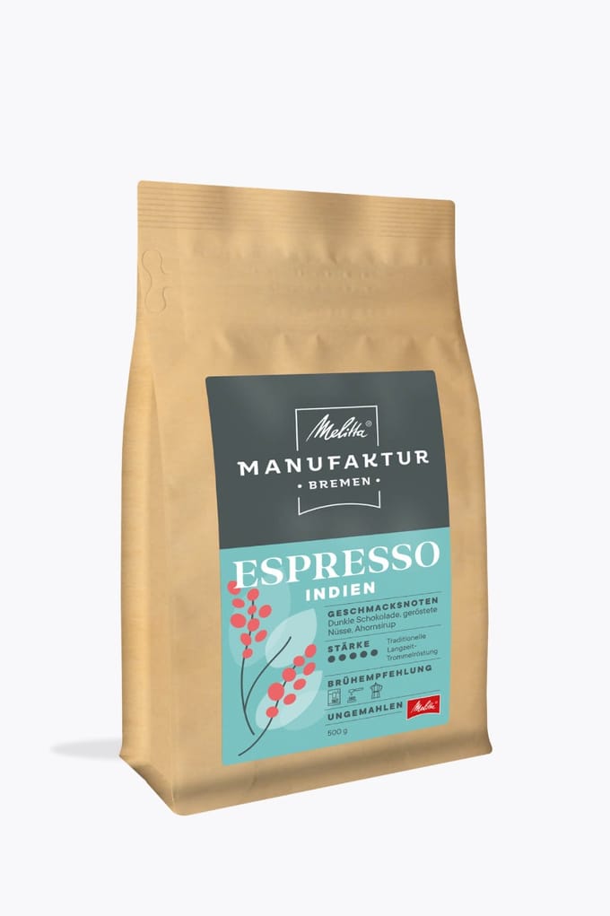 Melitta® Manufaktur Bremen Espresso Single Origin Boerenkoffie 500g