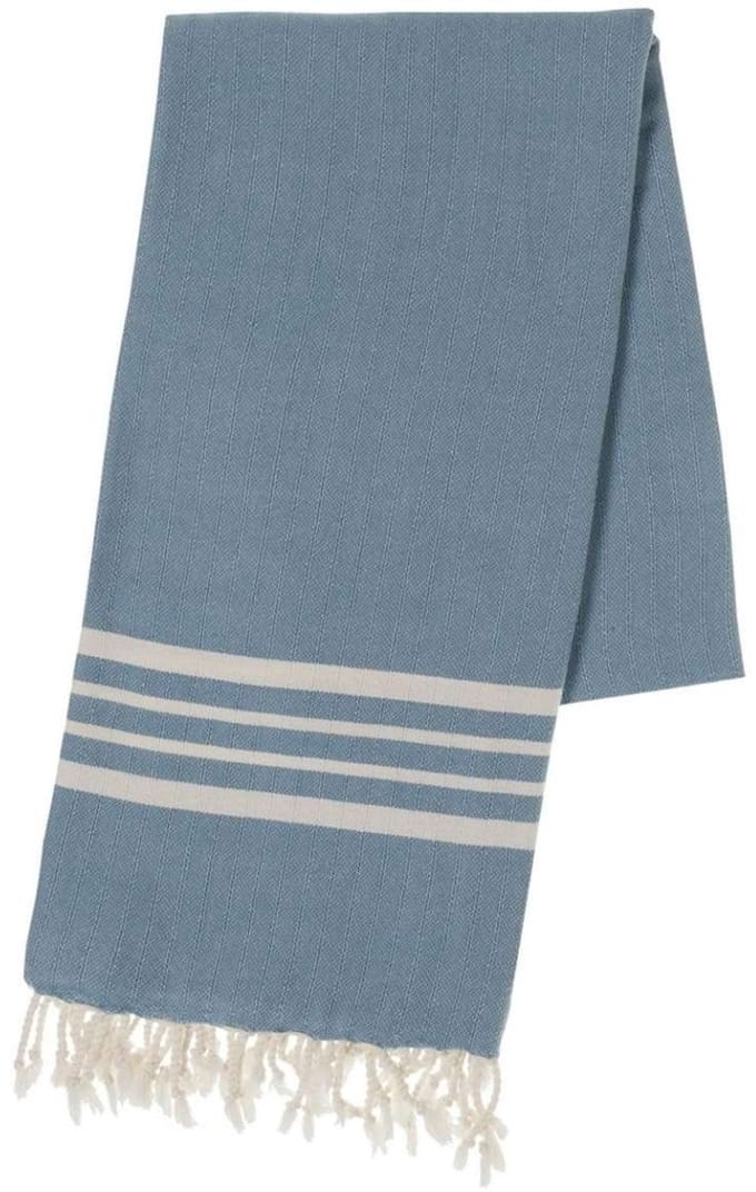Hamamdoek XL Air Blue – 210x100cm – Krem Sultan