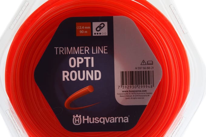 Husqvarna opti round ø2.4mm 90m oranje