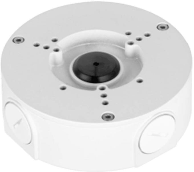 Verbindingsdoos Camera - Aansluitdoos Camera - Veilige Bevestiging - Waterdicht Aluminium - 12.4 cm - Wit
