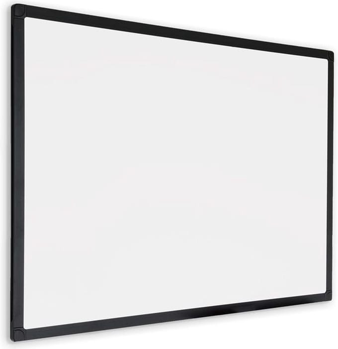 IVOL Whiteboard met zwart frame - Magnetisch - 60x90 cm