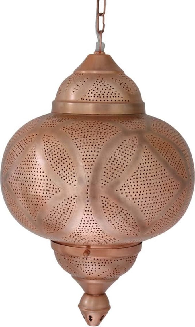 Safaary - Marokkaanse Hanglamp Koper Nayelis Ø 33 x 49cm