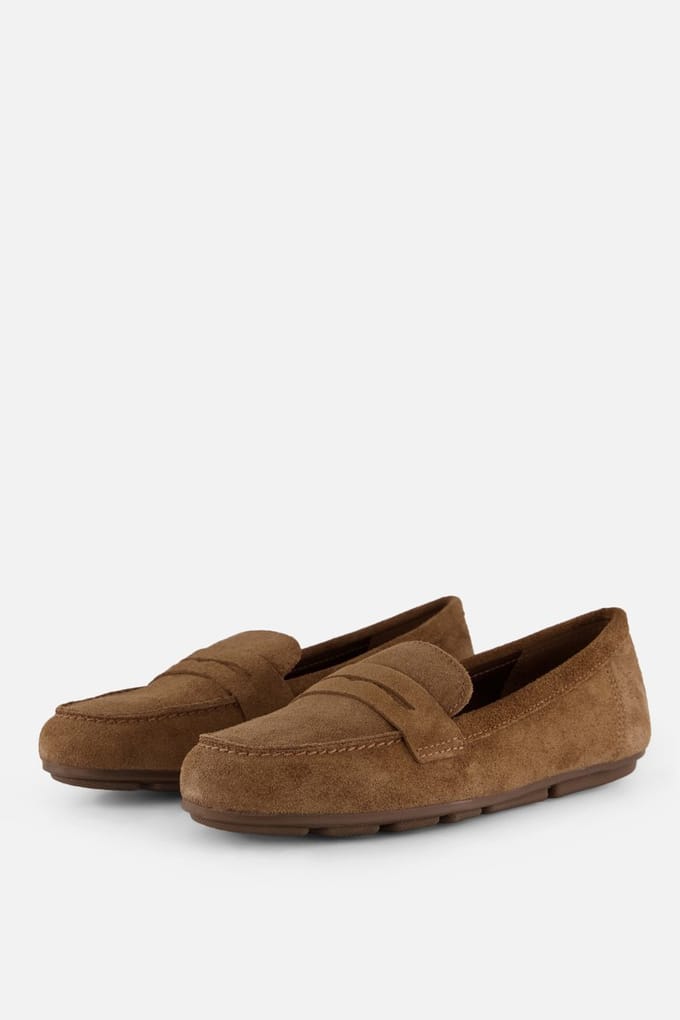 Tamaris Instappers bruin Leer - Maat 38