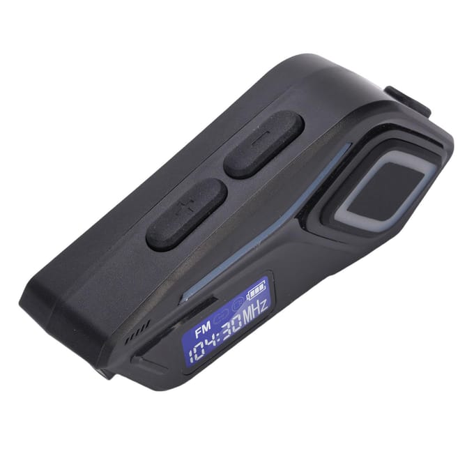 Motorhelm Luidspreker Bluetooth 5.4 IPX8 Regenbestendig Multifunctionele Motorhelm Headset black