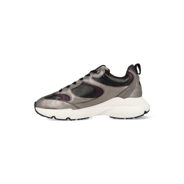 Maruti Rhode Sneakers - Leren Sneaker - Dames - Zilver - Maat 41