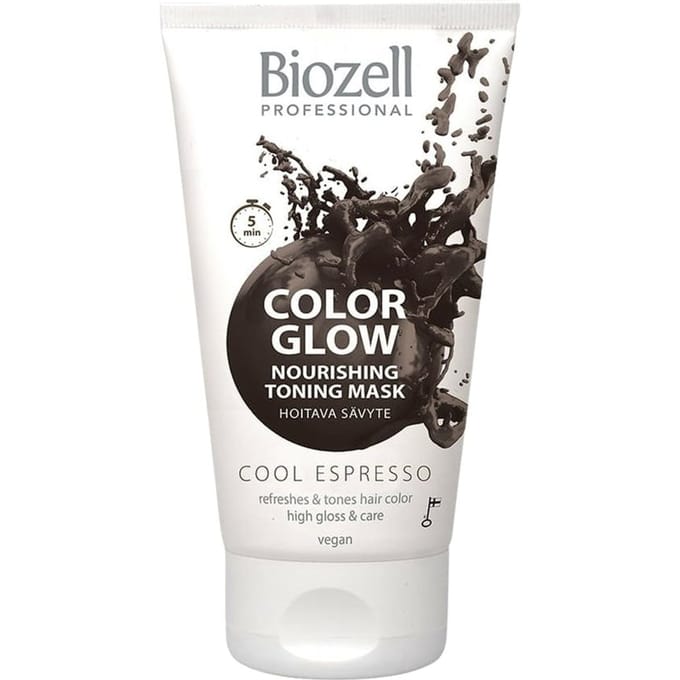 Biozell Color Glow Nourishing Toning Mask Cool Espresso 150 ml