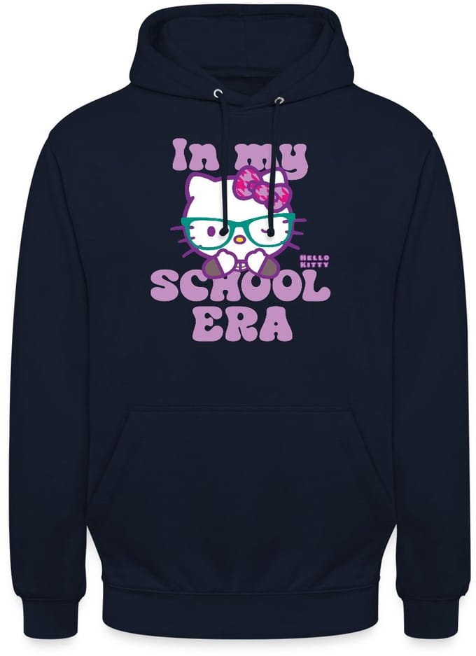 Hello Kitty Met Bril In My School Era Hoodie Unisex