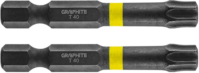Graphite - Schroefbit - TX40 - 50mm - S2 Staal