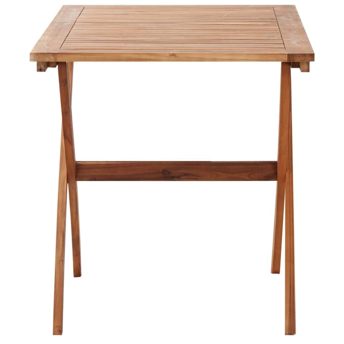 vidaXL - Tuintafel - 110x67x74 - cm - massief - acaciahout
