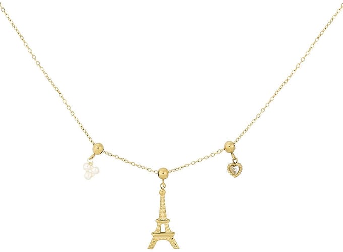 Eiffeltoren Ketting - Cadeau - Goudlief.nl