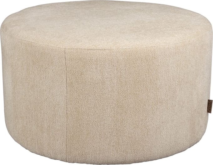 Dutchbone Rocca Poef Latte