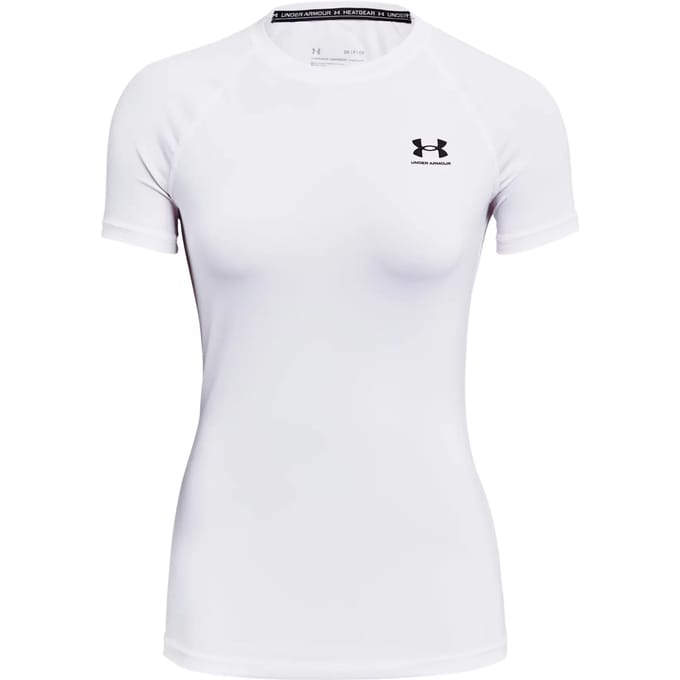 Under Armour Baselayer Hg Authentics Comp T-shirt Dames Wit K100