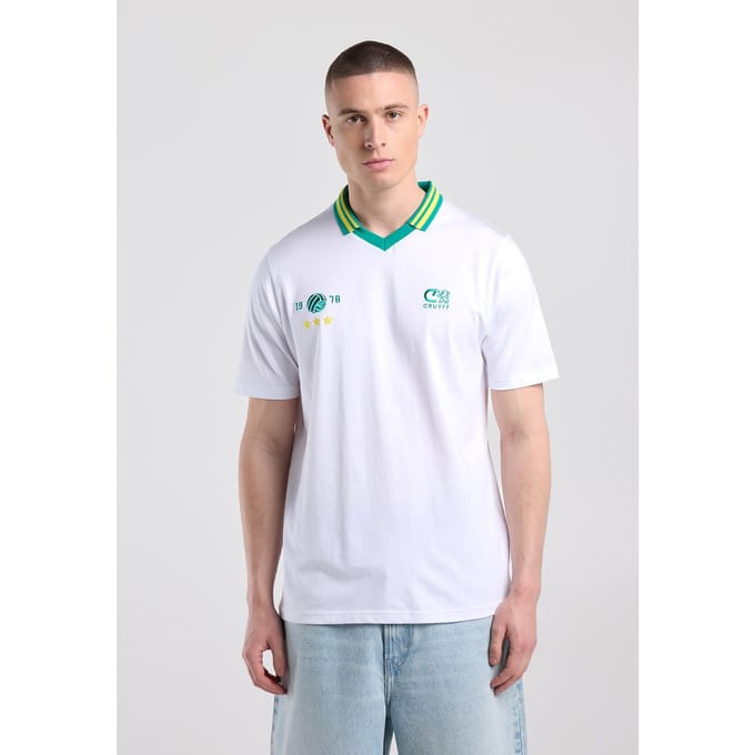America Today Cruyff Ny Cosmos White Taglia: M | Magliette basic Outlet | Uomo | Bianco