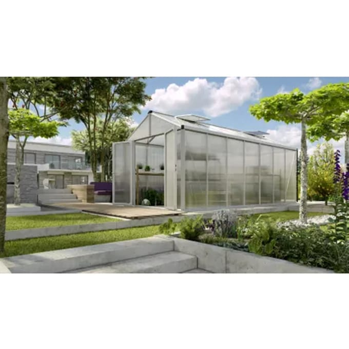 Vitavia Tuinkas Zeus Comfort 13800 - Polycarbonaat 16mm - Aluminium - 258x540x250cm