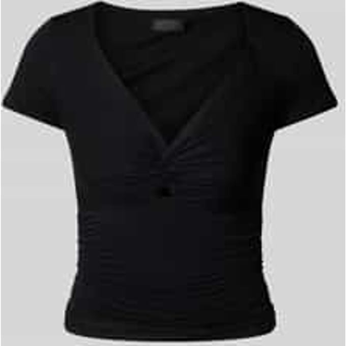 T-shirt met plooien, model 'CHARLOTTE'
