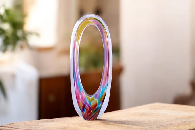 Loranto - Urn Oval & Color - Luxe Urn - Urnen voor thuis - Herdenking