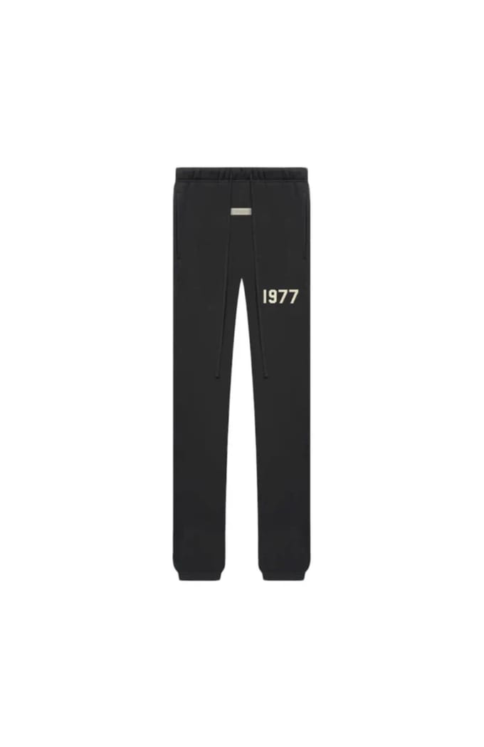 Fear of God ESSENTIALS 1977 Iron Black Broek