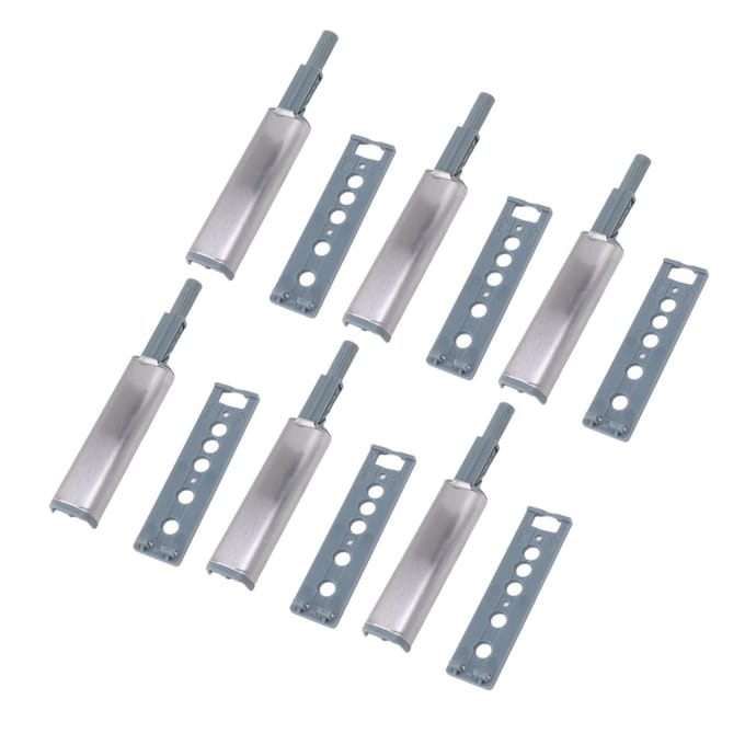 16 stuks Push Open Latch Heavy Duty Roestvrij Staal Push Release Latch voor Kast Deur Lade white