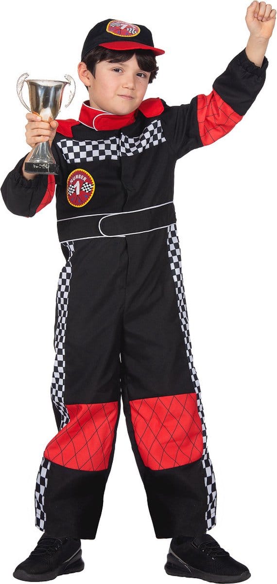 Racemaster Kostuum Karter Kind - Maat 152