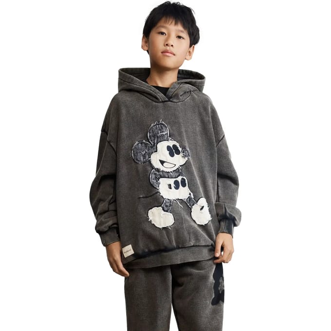 Junior Sweatshirt Desigual Patch Mickey